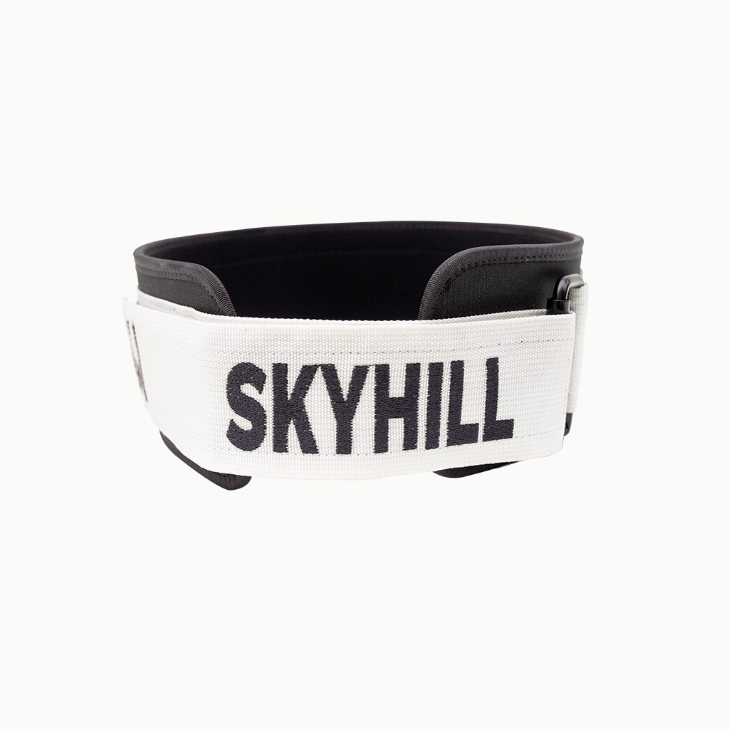 Skyhill Orbit Weightlifting Belt White