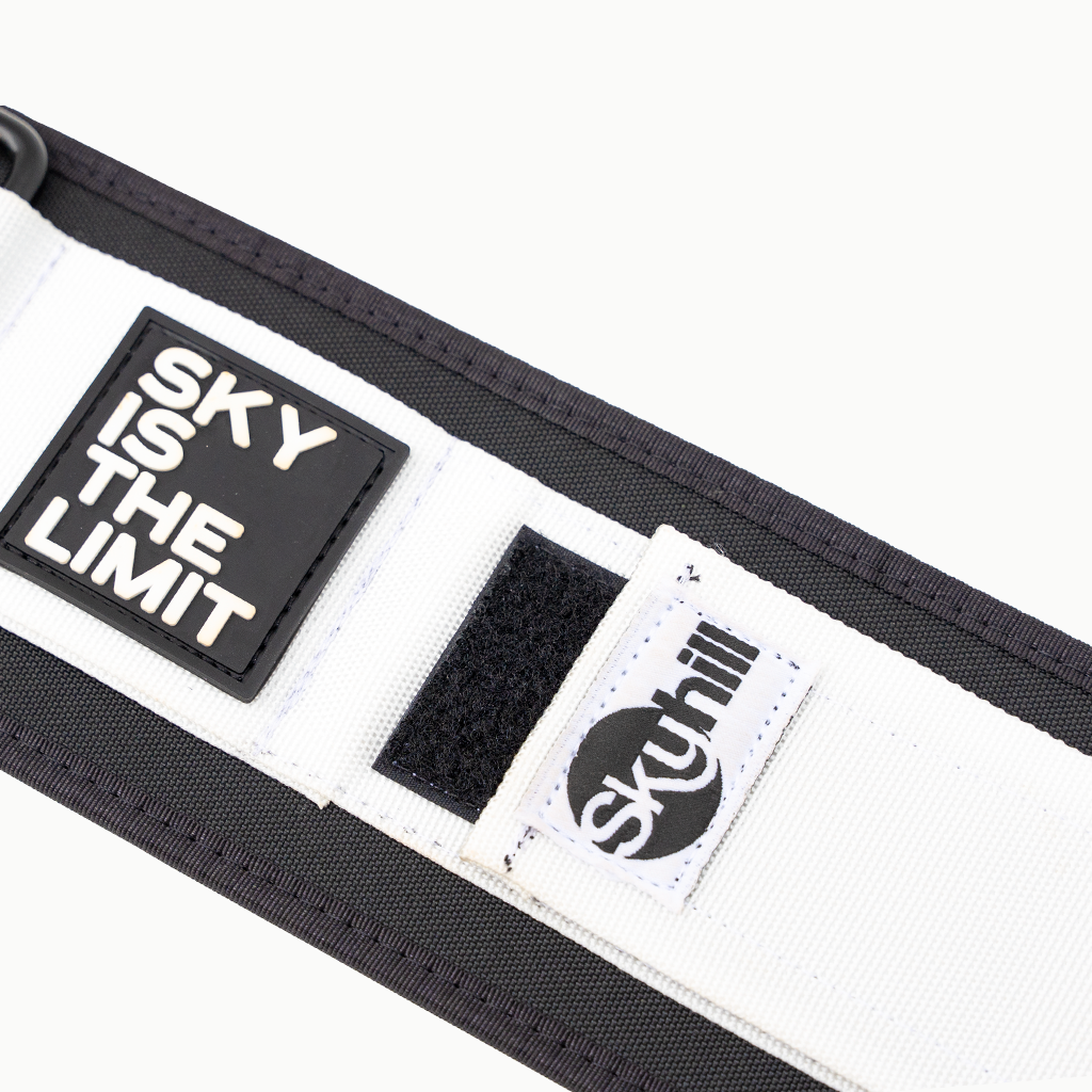 Skyhill Orbit Weightlifting Belt White