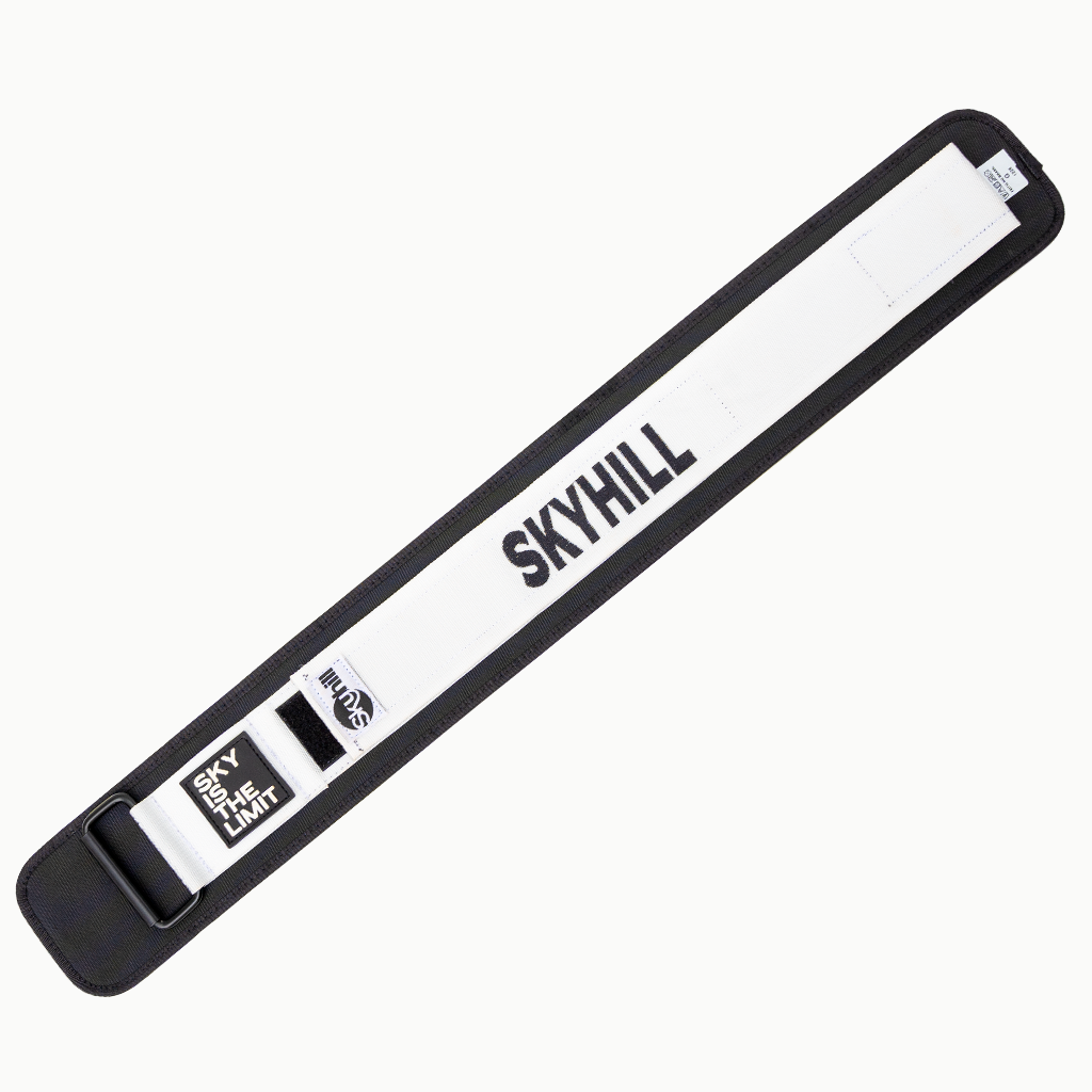 Skyhill Orbit Weightlifting Belt White