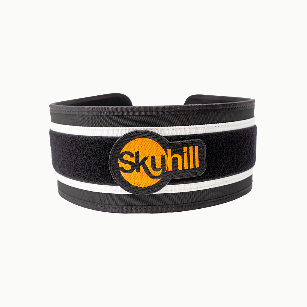 Skyhill Orbit Weightlifting Belt White