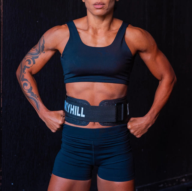Orbit Belt Black Glitter