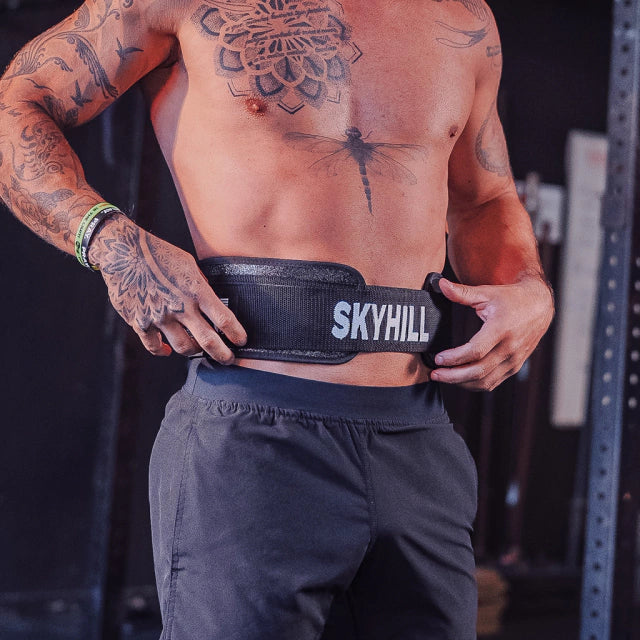 Orbit Belt Black Glitter