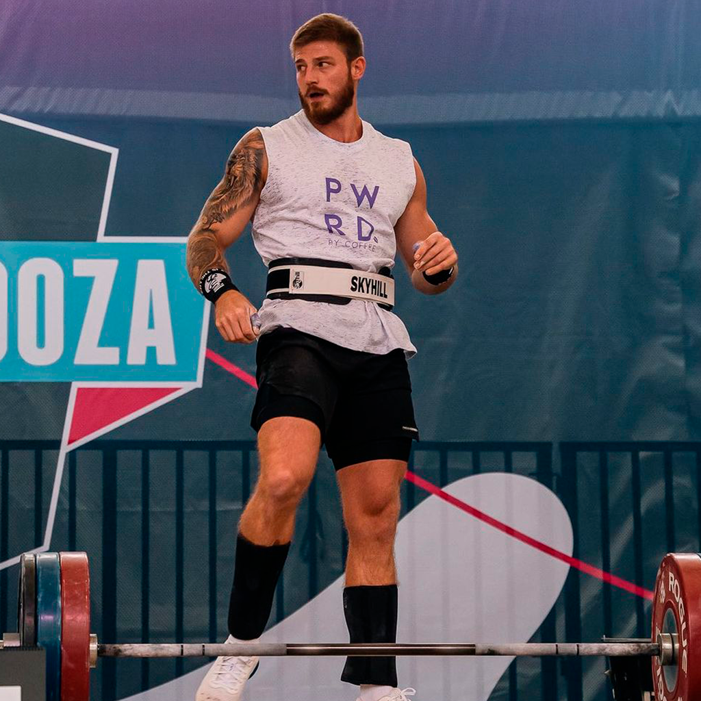 Belt Orbit Weightlifting White