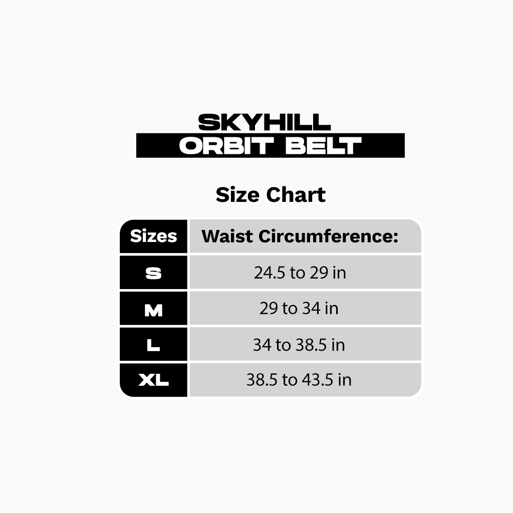 Belt Orbit Weightlifting White